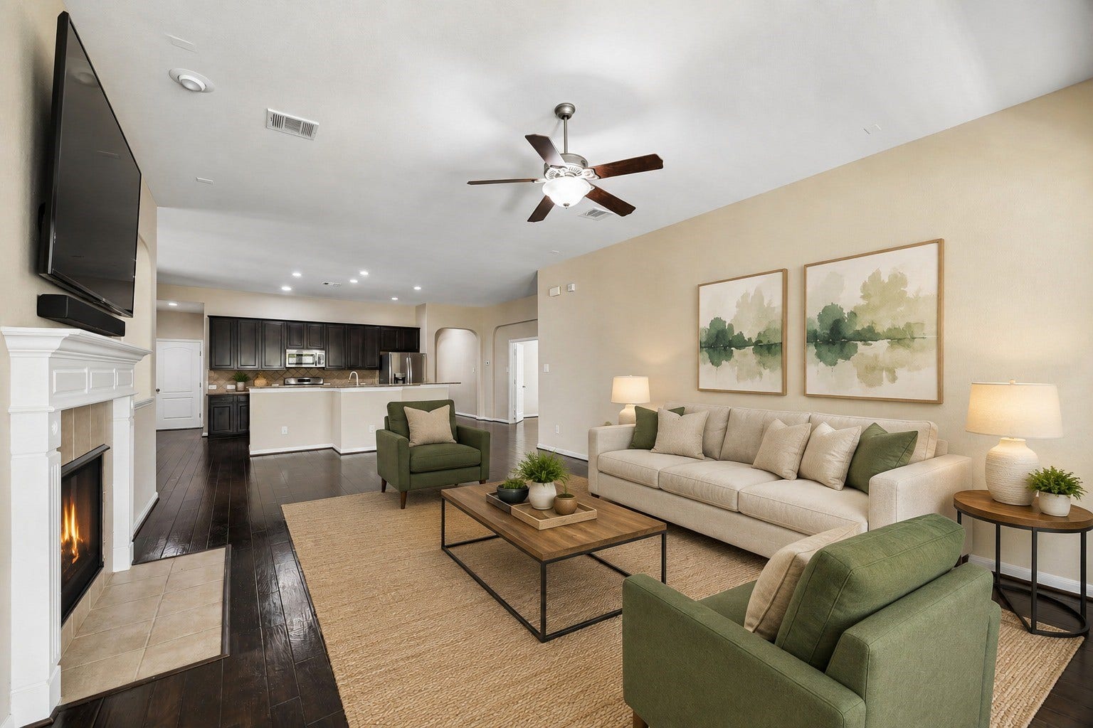 25201 Quiet Ledge, Porter, TX 77365 Virtually Staged Furniture