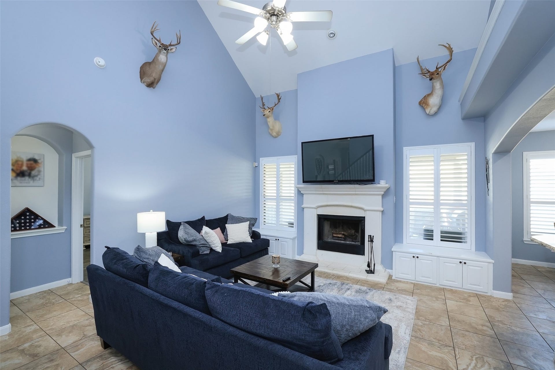 20811 Noble Crusade Court, Tomball, TX 77375 Gas fireplace to keep you warm in our week of winter