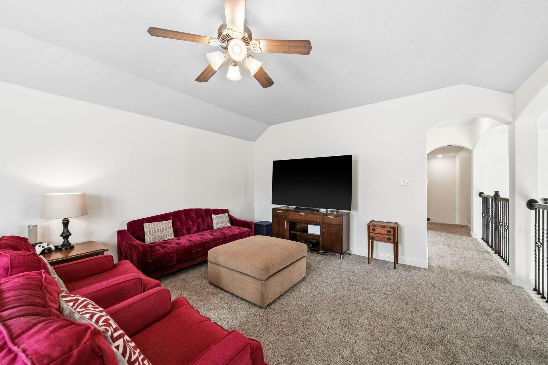 17610 Strackfield Lane, Tomball, TX 77377 Whether hosting game day celebrations or enjoying a quiet evening with family, this game room is designed to bring everyone together in comfort and style.