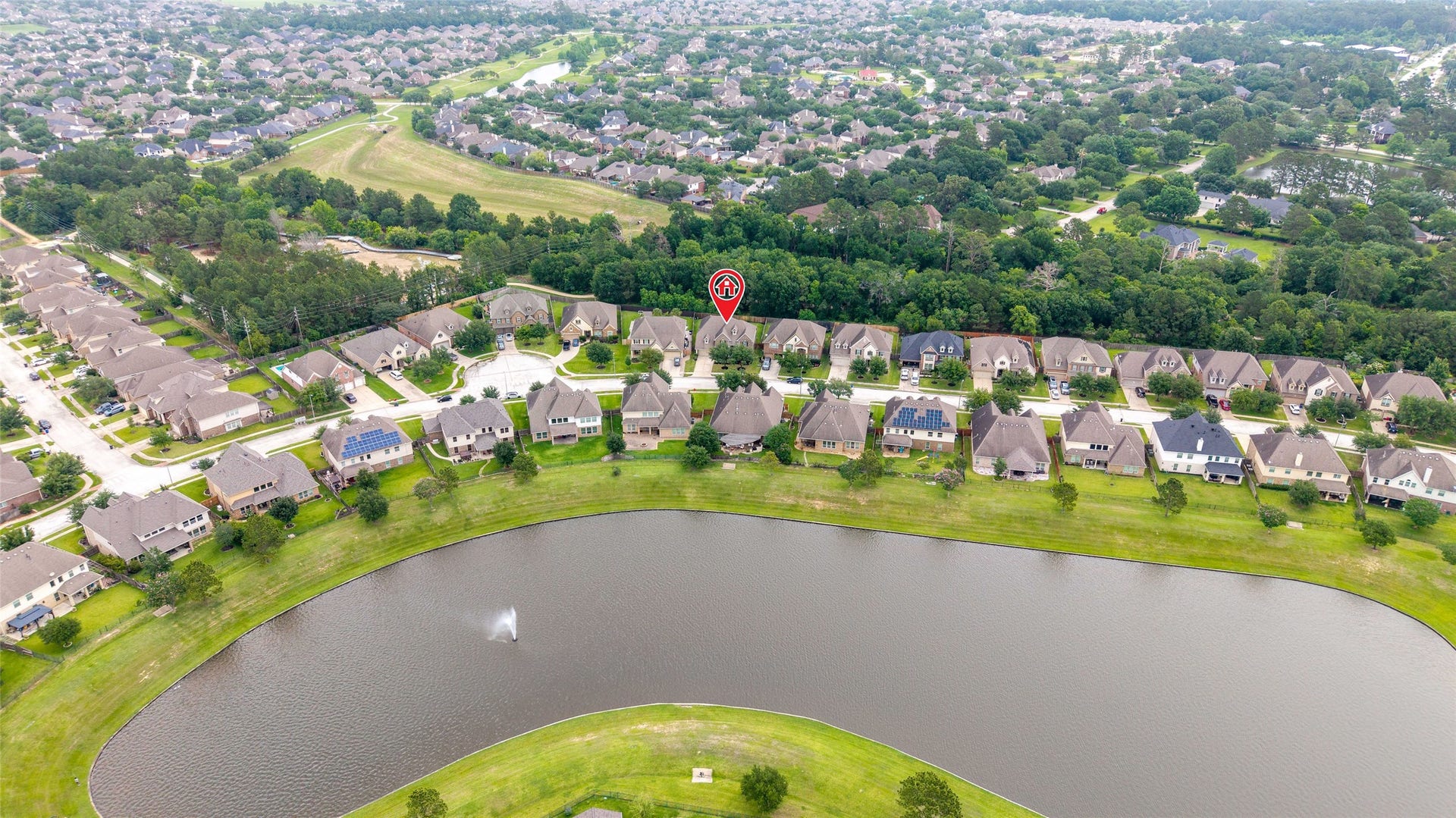 14422 Lakepointe Bend Lane, Cypress, TX 77429 Just steps away from the beautiful neighborhood lake.