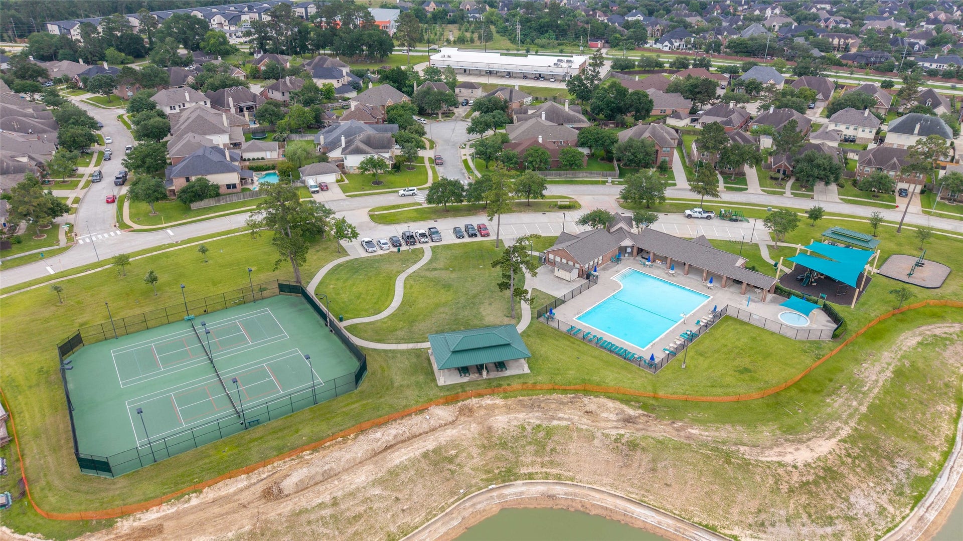 14422 Lakepointe Bend Lane, Cypress, TX 77429 Community pool and tennis courts.