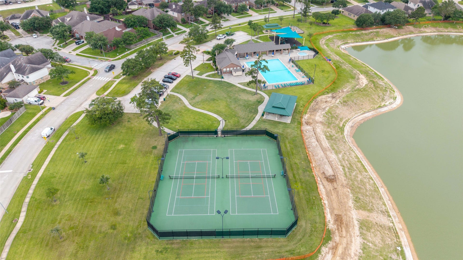 14422 Lakepointe Bend Lane, Cypress, TX 77429 Tennis courts.
