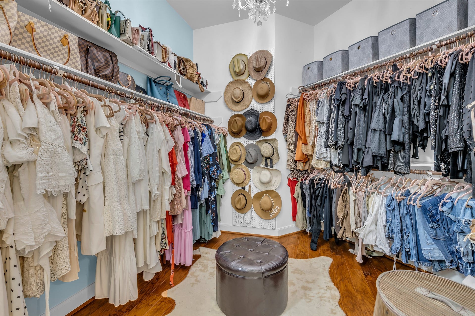 19023 Windsor Lakes Drive, Houston, TX 77094 Walk-in closet in the primary bedroom.