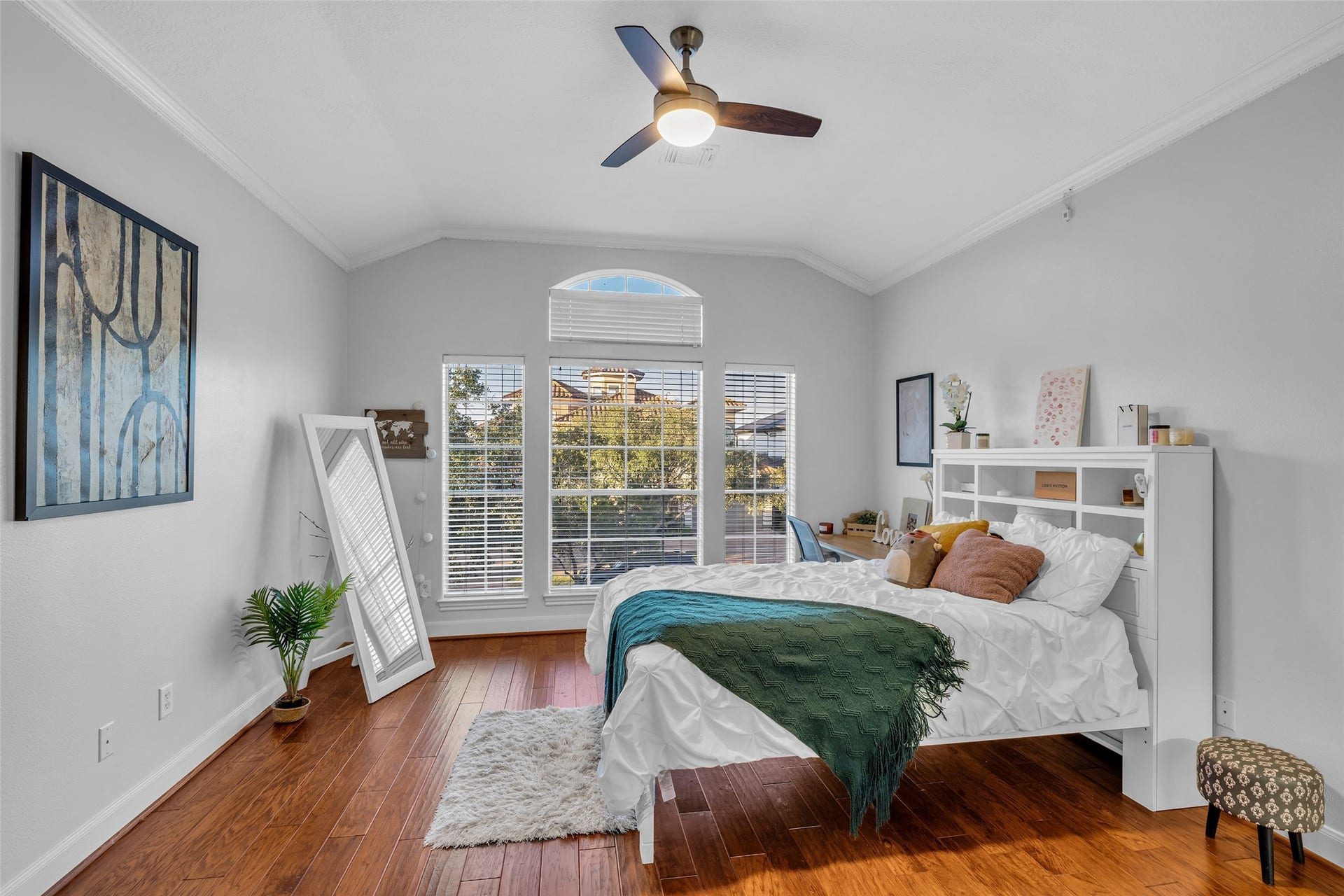 19023 Windsor Lakes Drive, Houston, TX 77094 Bedroom 3, with a walk-in closet.