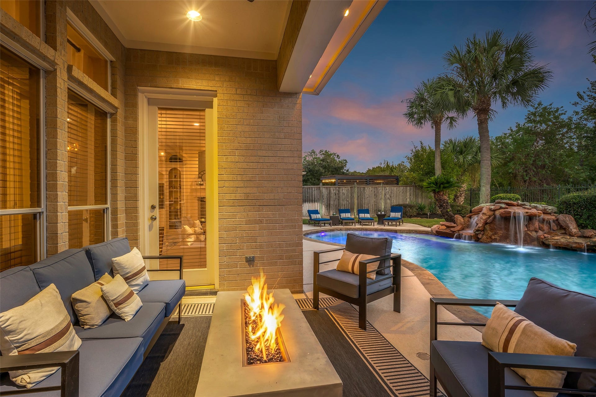 19023 Windsor Lakes Drive, Houston, TX 77094 Undercover patio, the perfect place to relax.