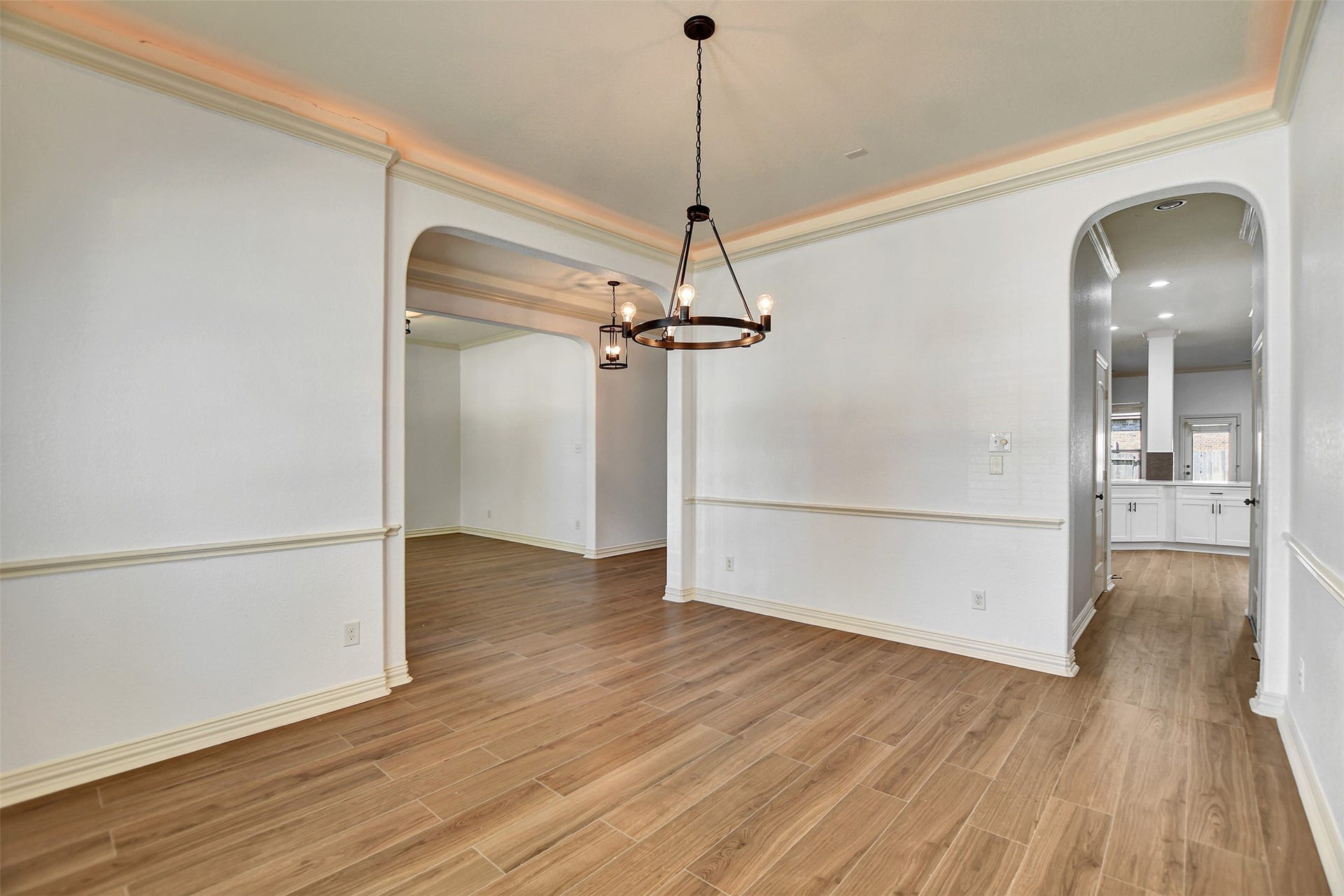Dining area is connected with the kitchen.