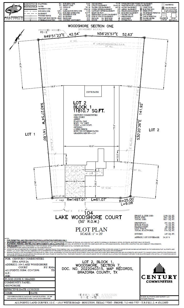 104 Lake Woodshore Court, Clute, TX 77531 104 Lake Woodshore Court, Clute, TX 77531