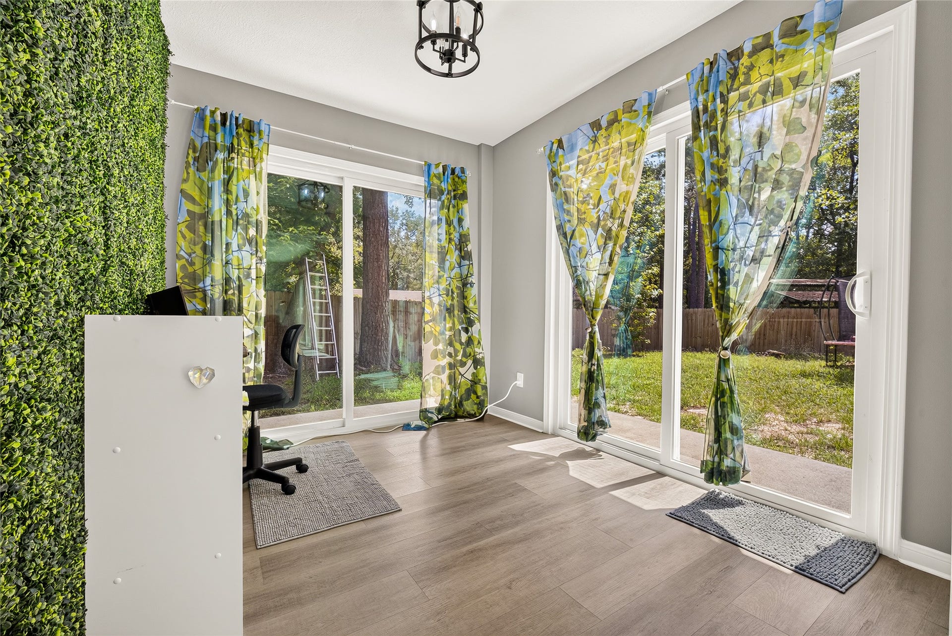 1610 N Red Cedar Circle, The Woodlands, TX 77380 Double pane sliding glass doors - open to extra large backyard