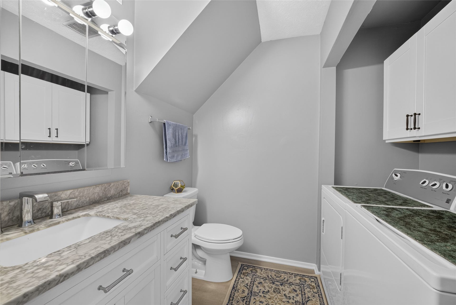 1610 N Red Cedar Circle, The Woodlands, TX 77380 Half bath downstairs with washer & dryer connections