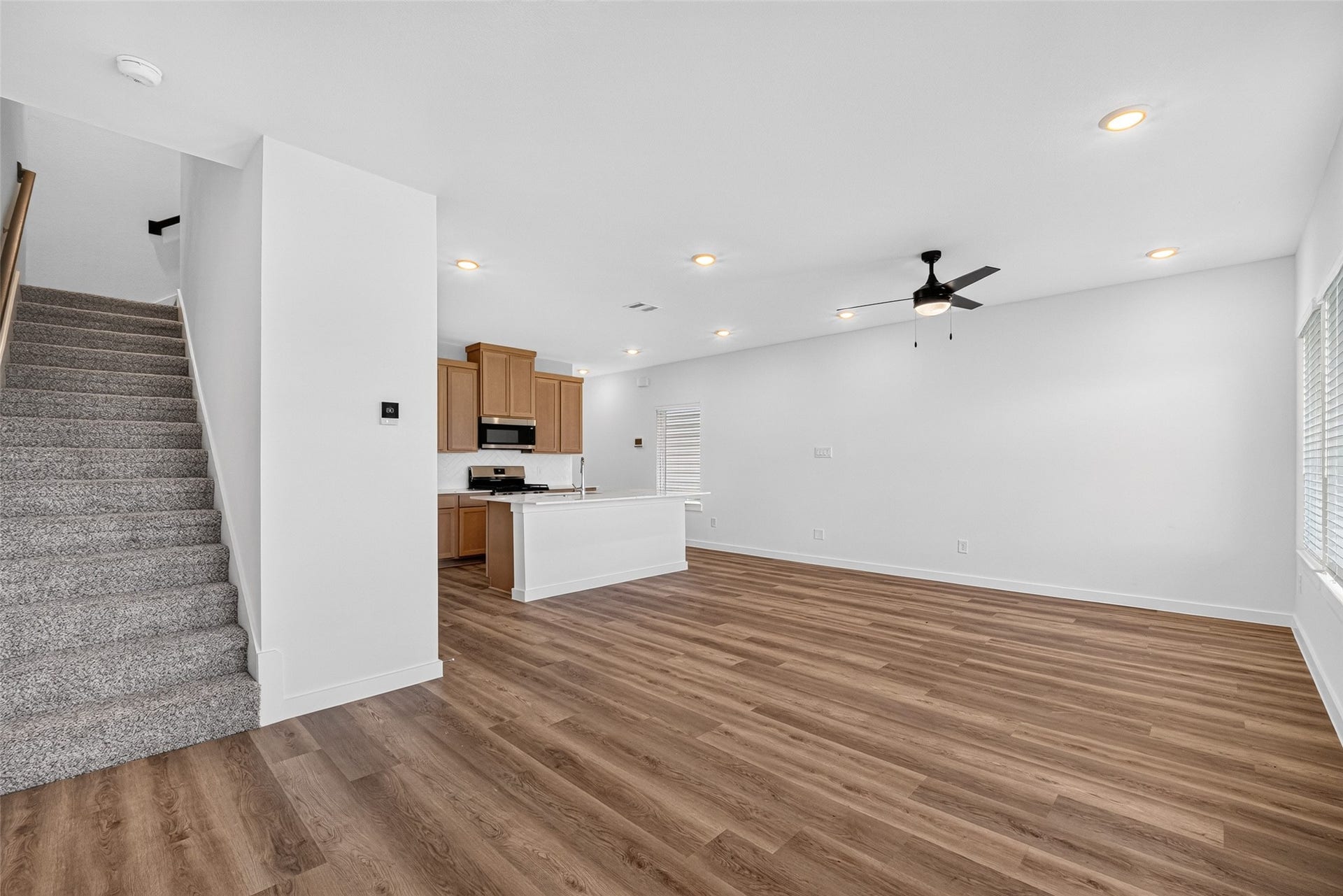 Kitchen and Living Room