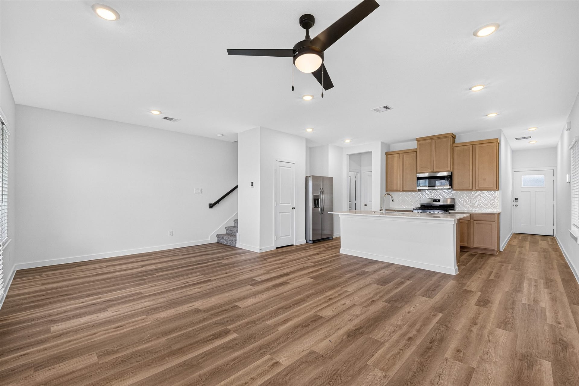 Kitchen and Living Room