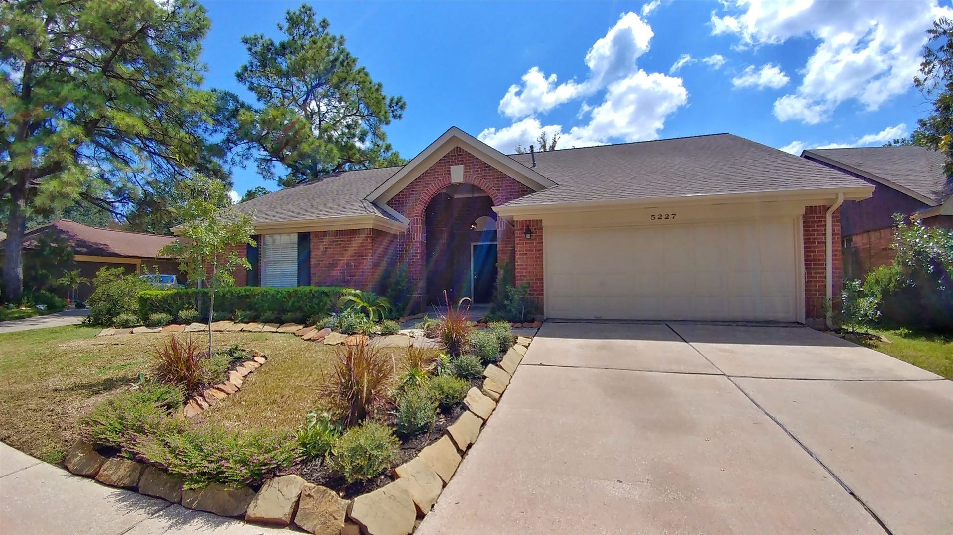 5227 Clarkston Lane, Spring, TX 77379 Newly Landscaped Single Floor Home for Lease