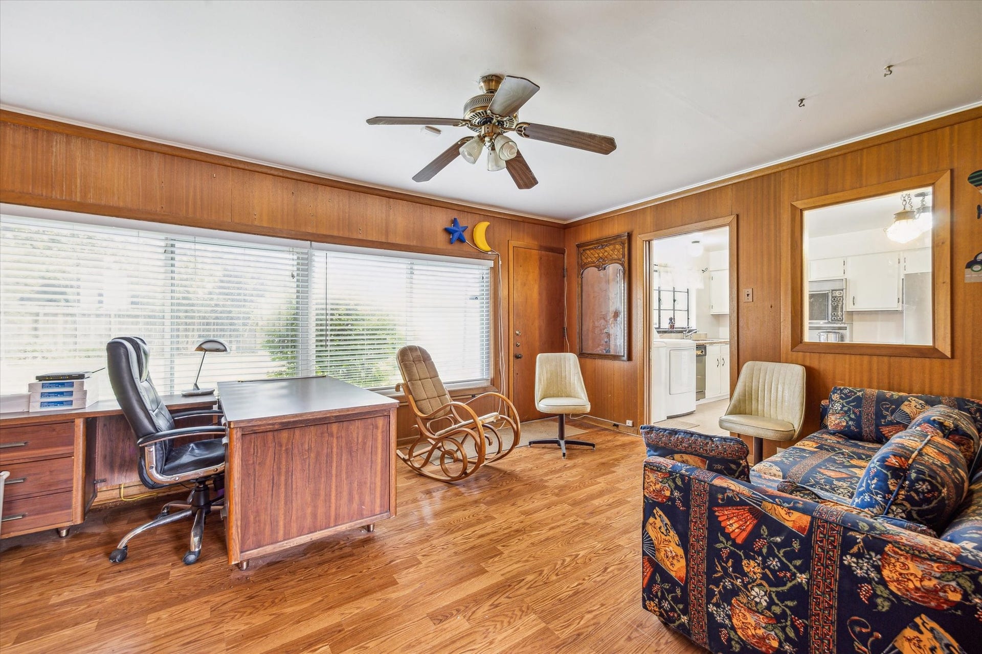 3825 Gramercy Street, Houston, TX 77025 Great study/home office overlooking large fenced backyard.