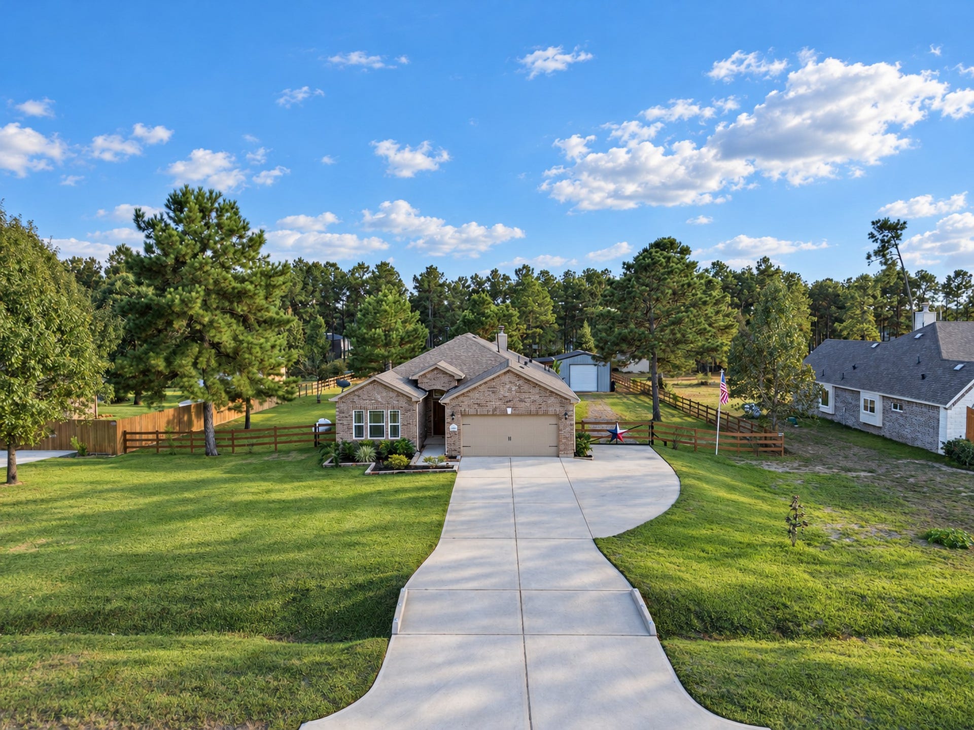 Lots of Parking! Gated access to the shop with Gravel driveway