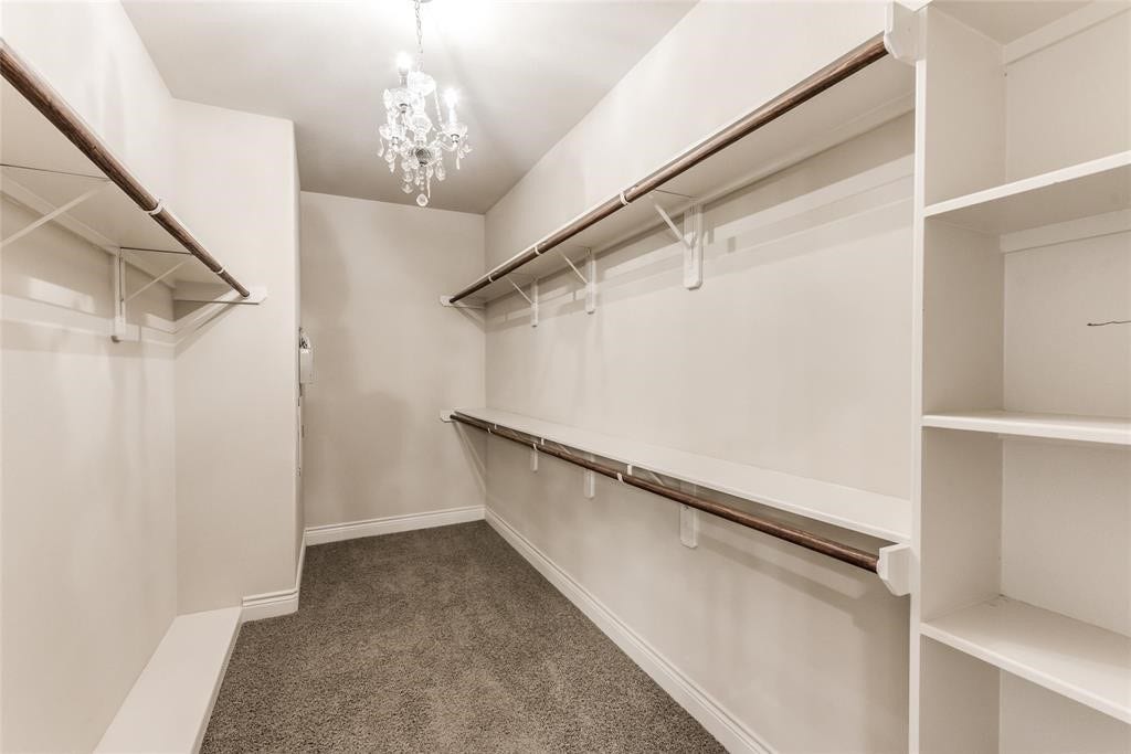 Primary closet