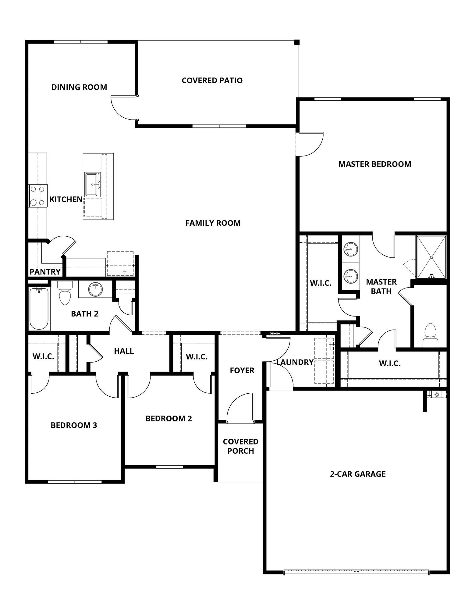 14004 Starboard Reach Drive, Texas City, TX 77510 The Emerald Floor Plan