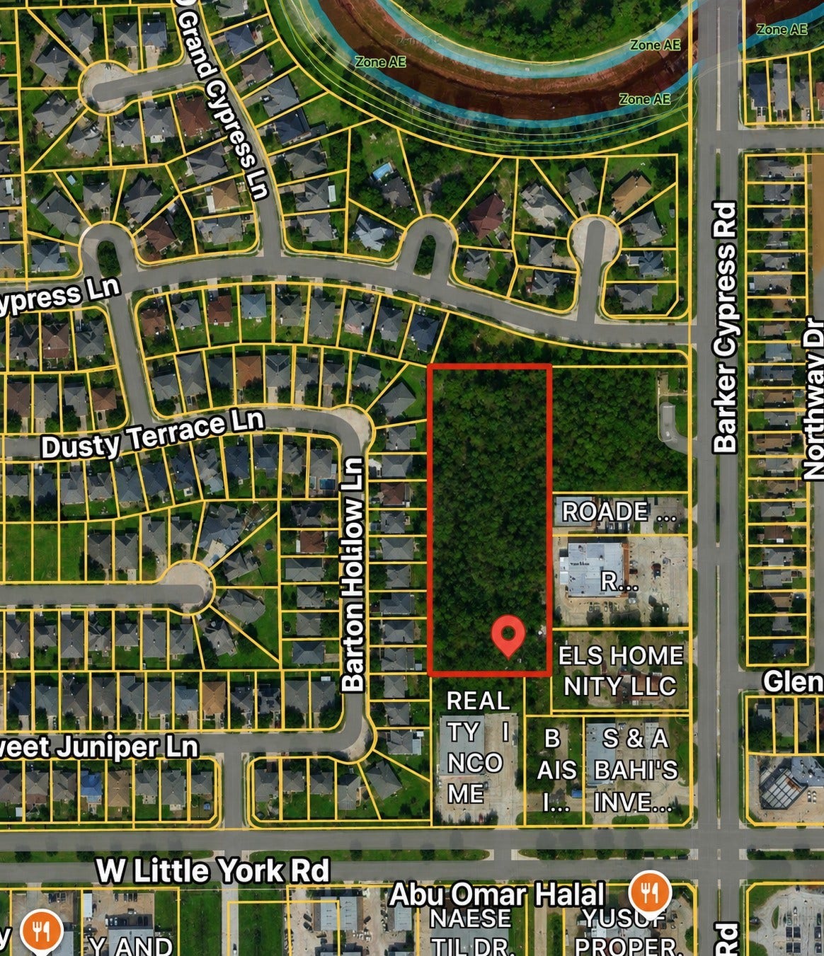 2.80 acres of commercial land located in Katy
