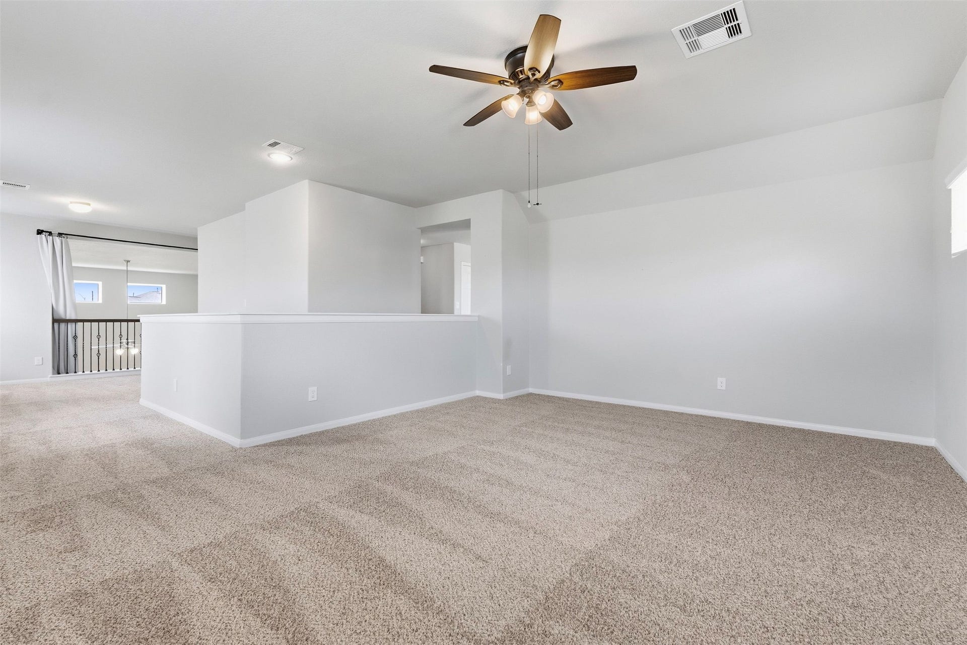 At the top of the stairs sits a huge gameroom.