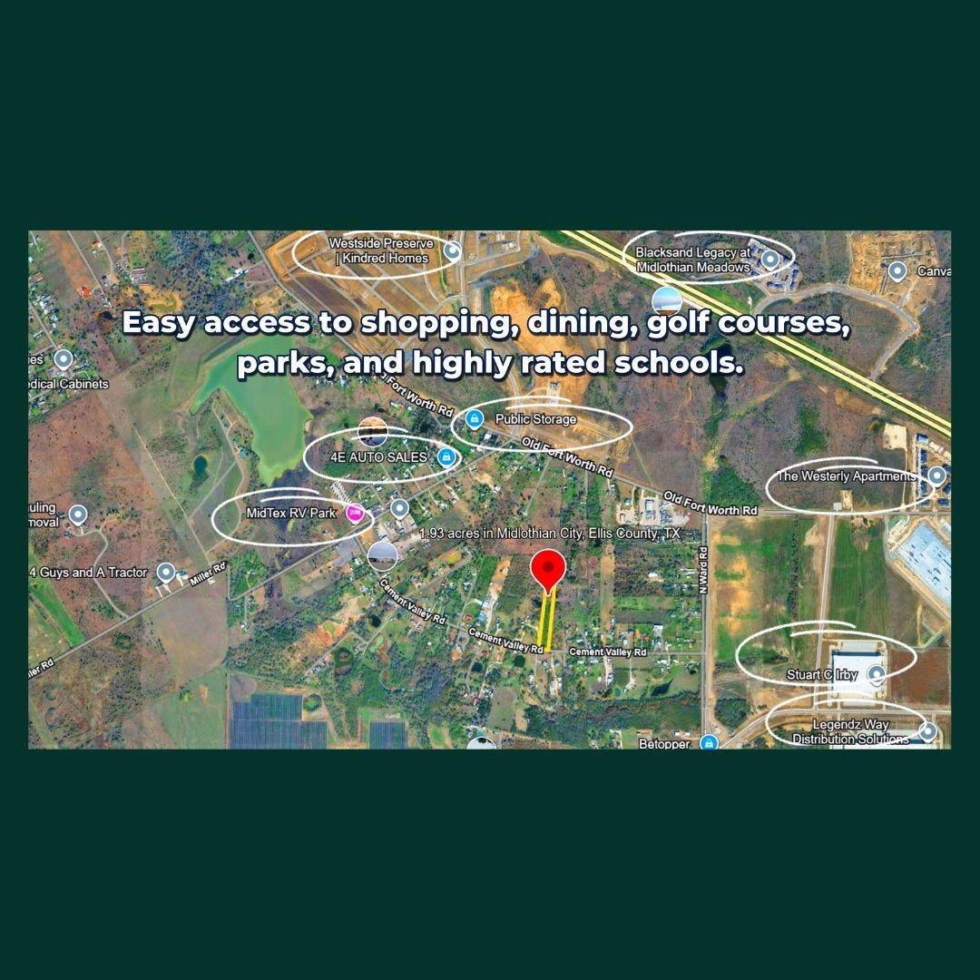 0 Cement Valley Road, Midlothian, TX 76065 0 Cement Valley Road, Midlothian, TX 76065