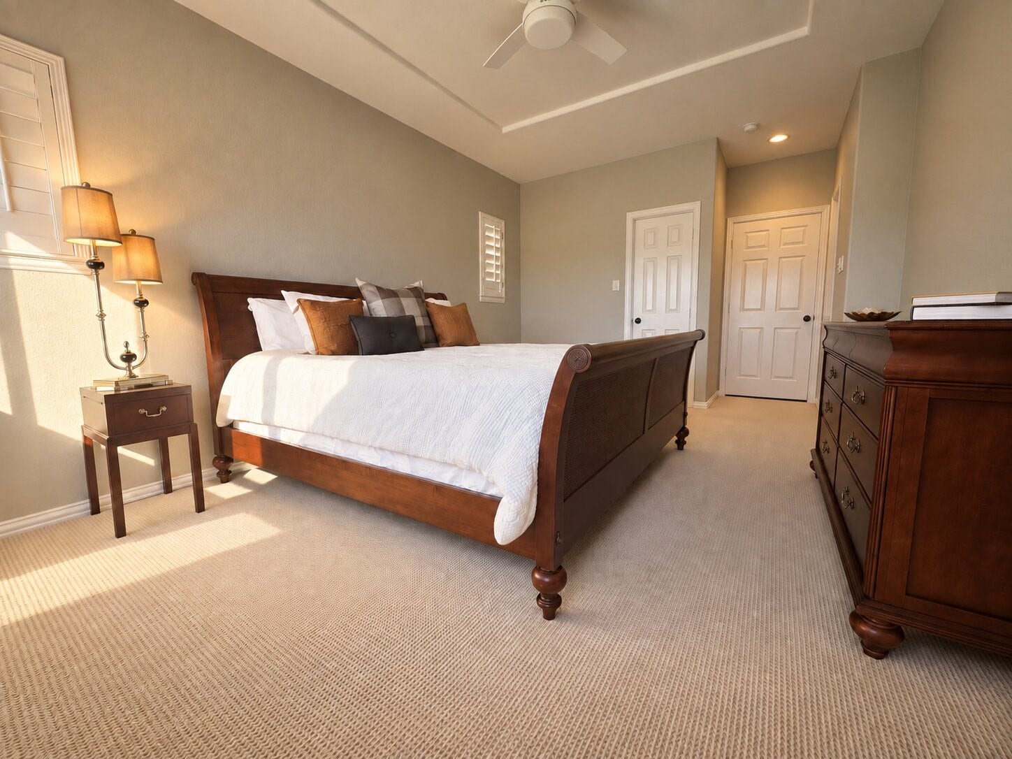 14423 Tivoli Drive, Houston, TX 77077 An oversized secondary bedroom that offers picturesque views of the lake.