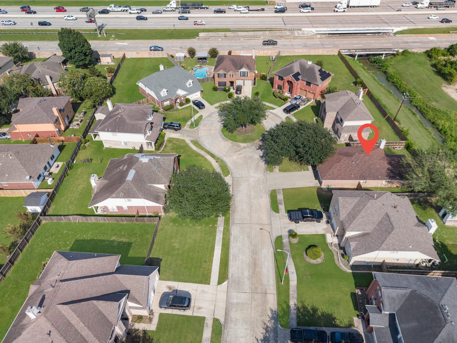 14610 Maisemore Road, Houston, TX 77015 in a private Cul-de-sac