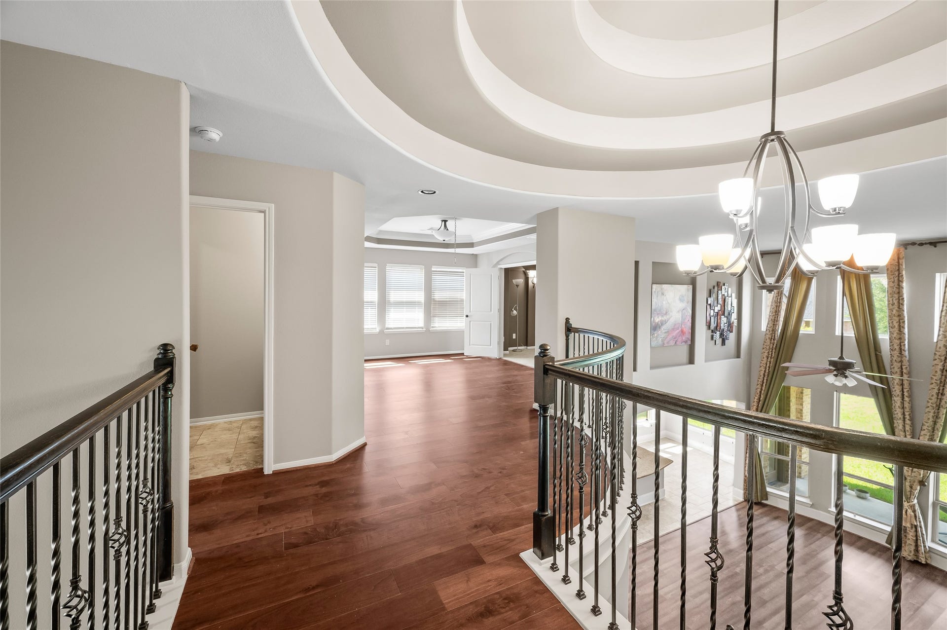 1714 Wickham Reach Drive, Spring, TX 77386 Balcony looking to the Family room and media room