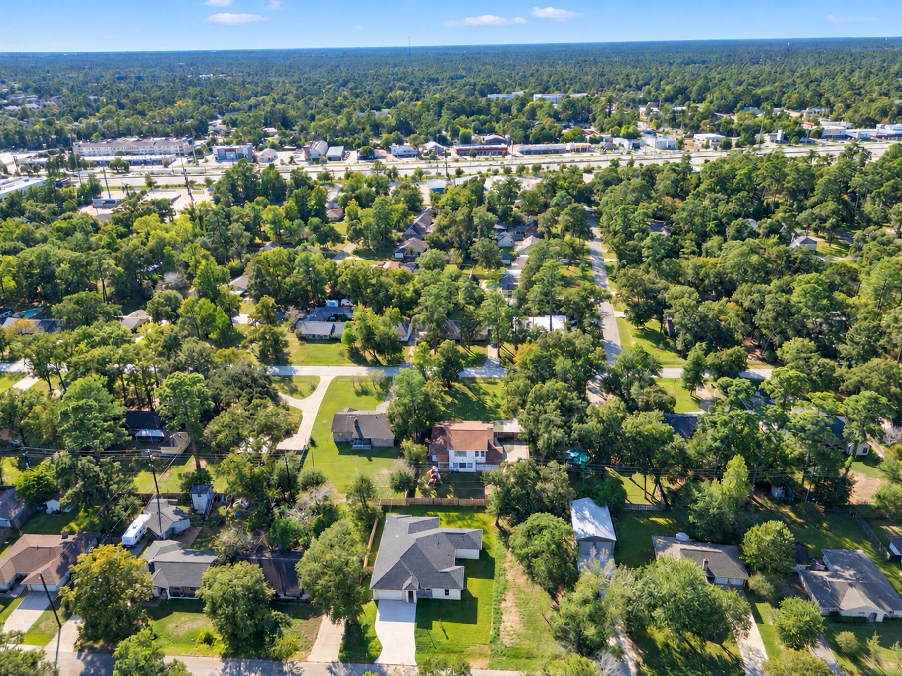 25903 Woodglen Drive, Spring, TX 77386 Aerial View of the Neighborhood