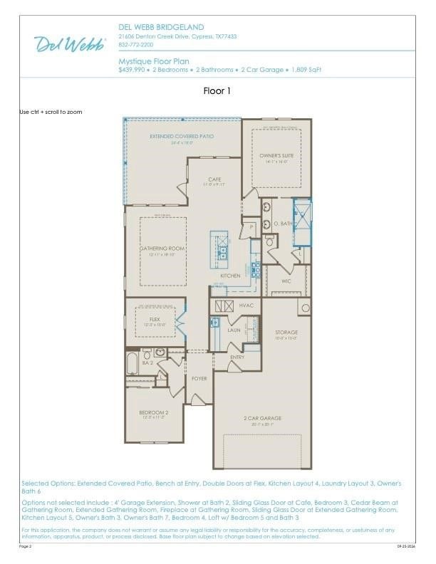 21523 Trophy Club Park Drive, Cypress, TX 77433 Floor Plan