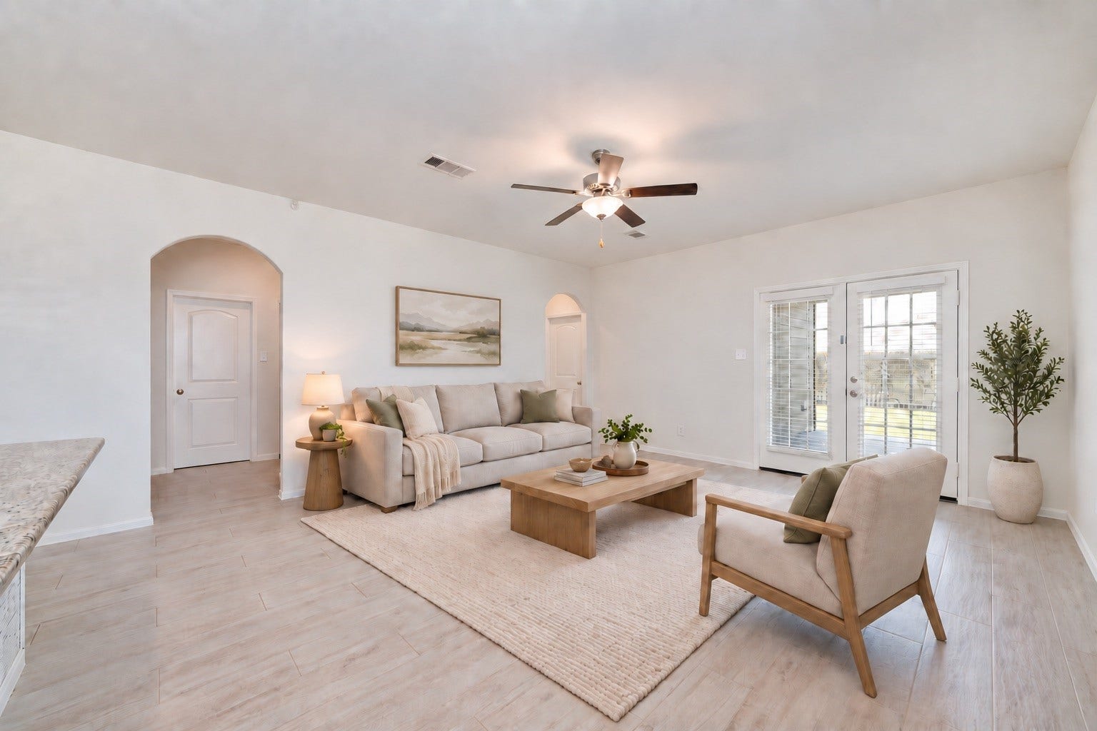 3000 Iron Woods Drive, Katy, TX 77493 Virtual Staging- Living Room