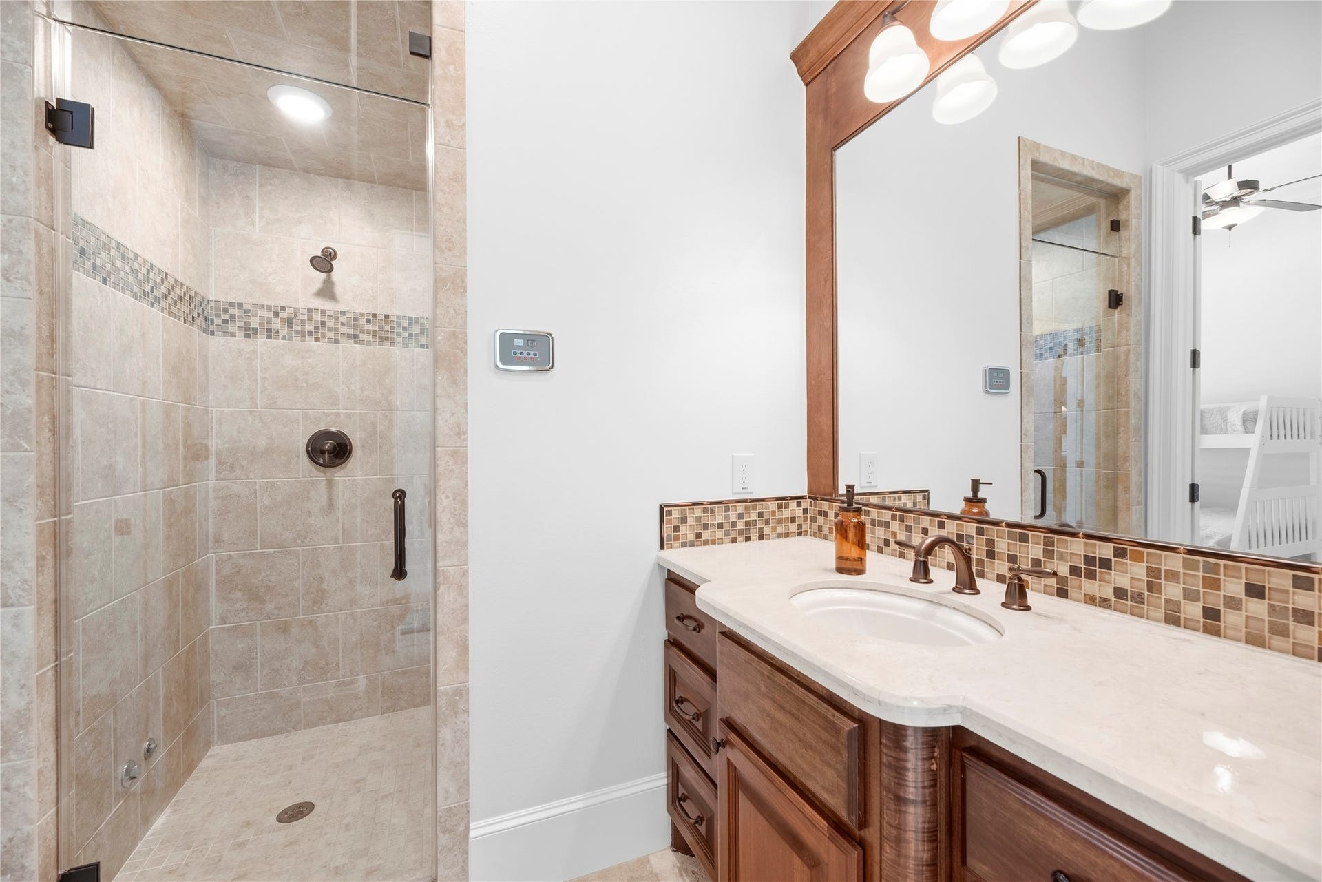 10114 E Frio River Circle N, Cypress, TX 77433 Bath room #3 has a steam sauna/shower