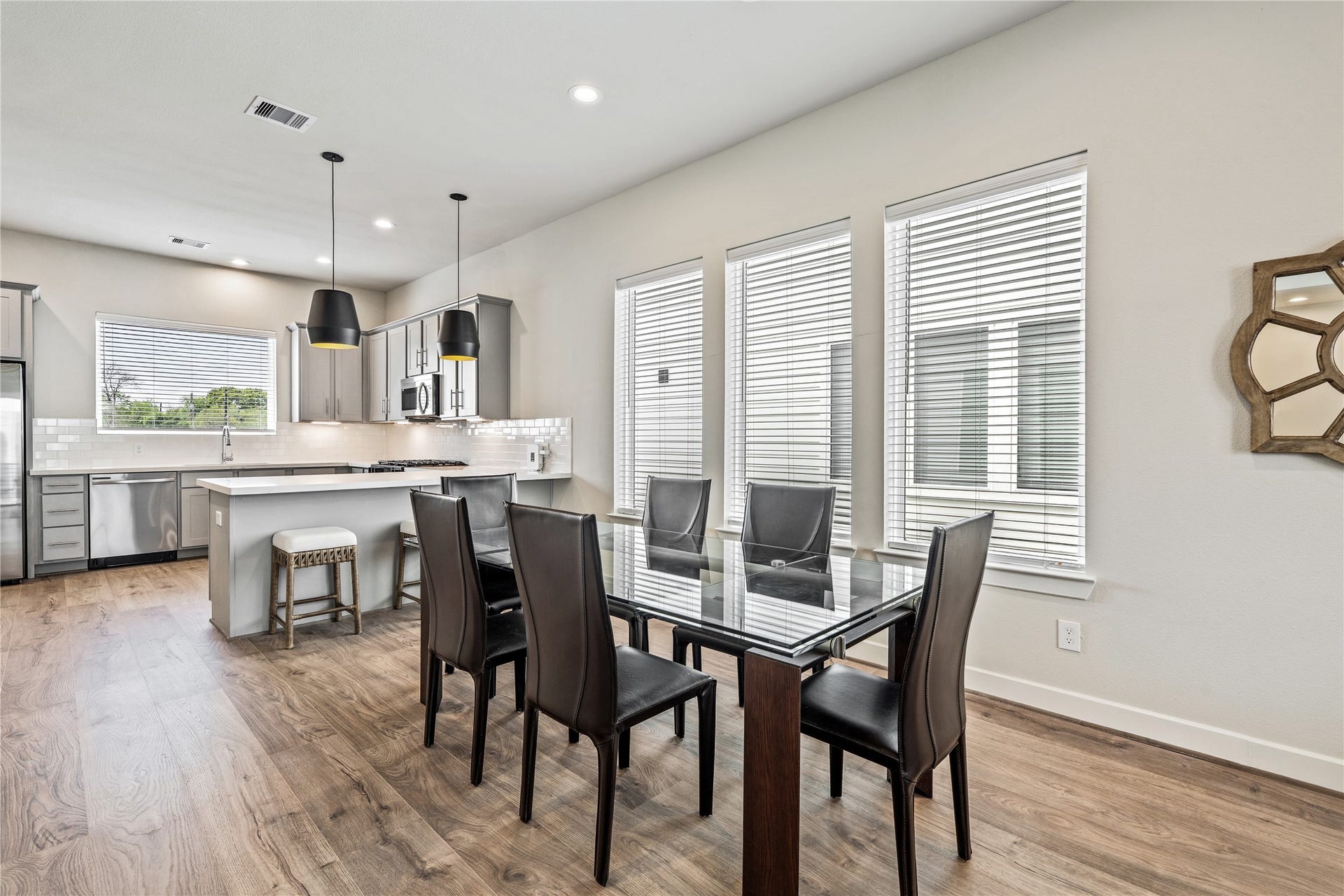 Representative photo showing the communitys model home living room. Layout and selections may vary.