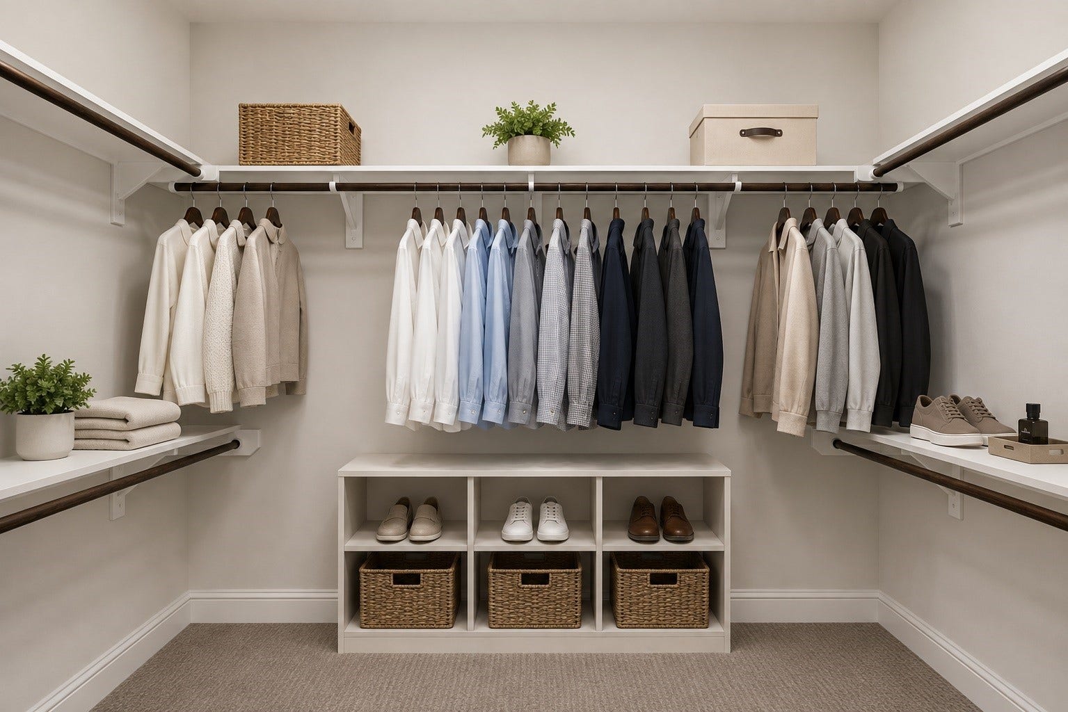 5514 Petty Street, #A, Houston, TX 77007 Hers Closet- Virtually staged