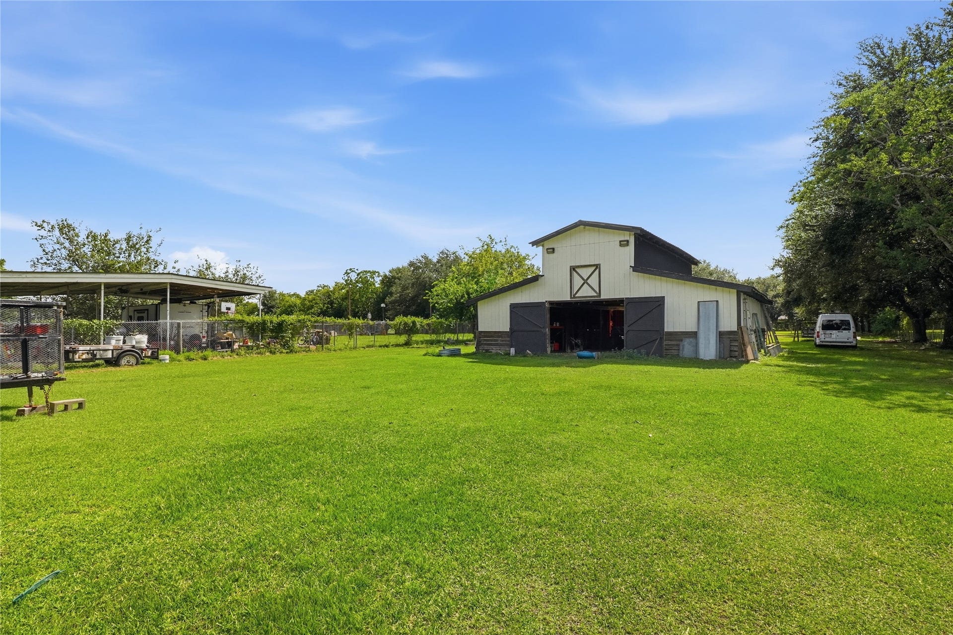 3305 Luella Avenue, Deer Park, TX 77536 a view to the Barn and land space