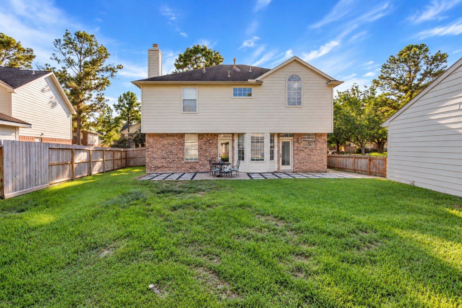 7914 Hickory Mill Court, Houston, TX 77095 Large fenced in backyard. Plenty of room for a garden, the kids and your pets.