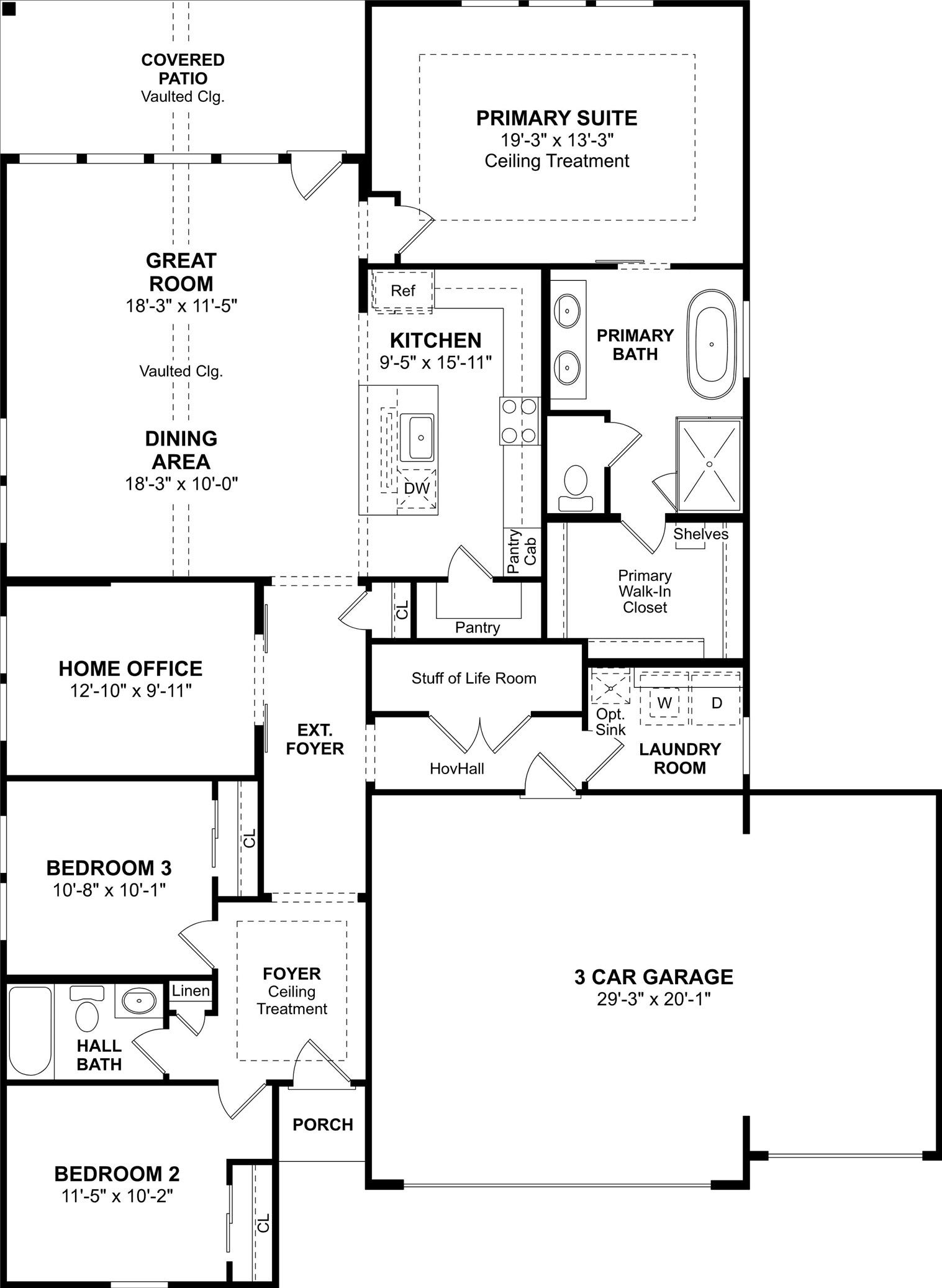 402 Cane Crossing Lake Drive, Sealy, TX 77474 The Boise floor plan by K. Hovnanian Homes. 1st Floor Shown. *Prices, plans, dimensions, features, specifications, materials, and availability of homes or communities are subject to change without notice or obligation.