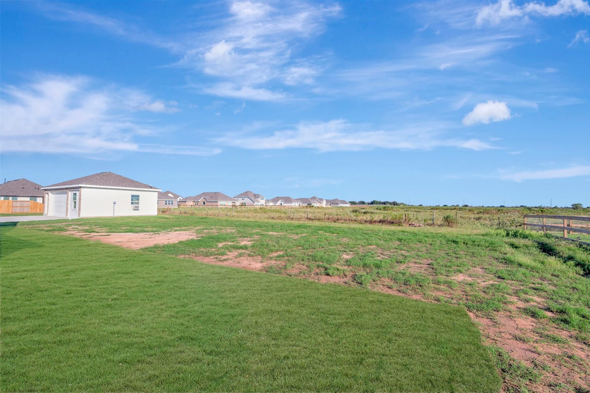 402 Cane Crossing Lake Drive, Sealy, TX 77474 Plenty of room for your dream backyard!