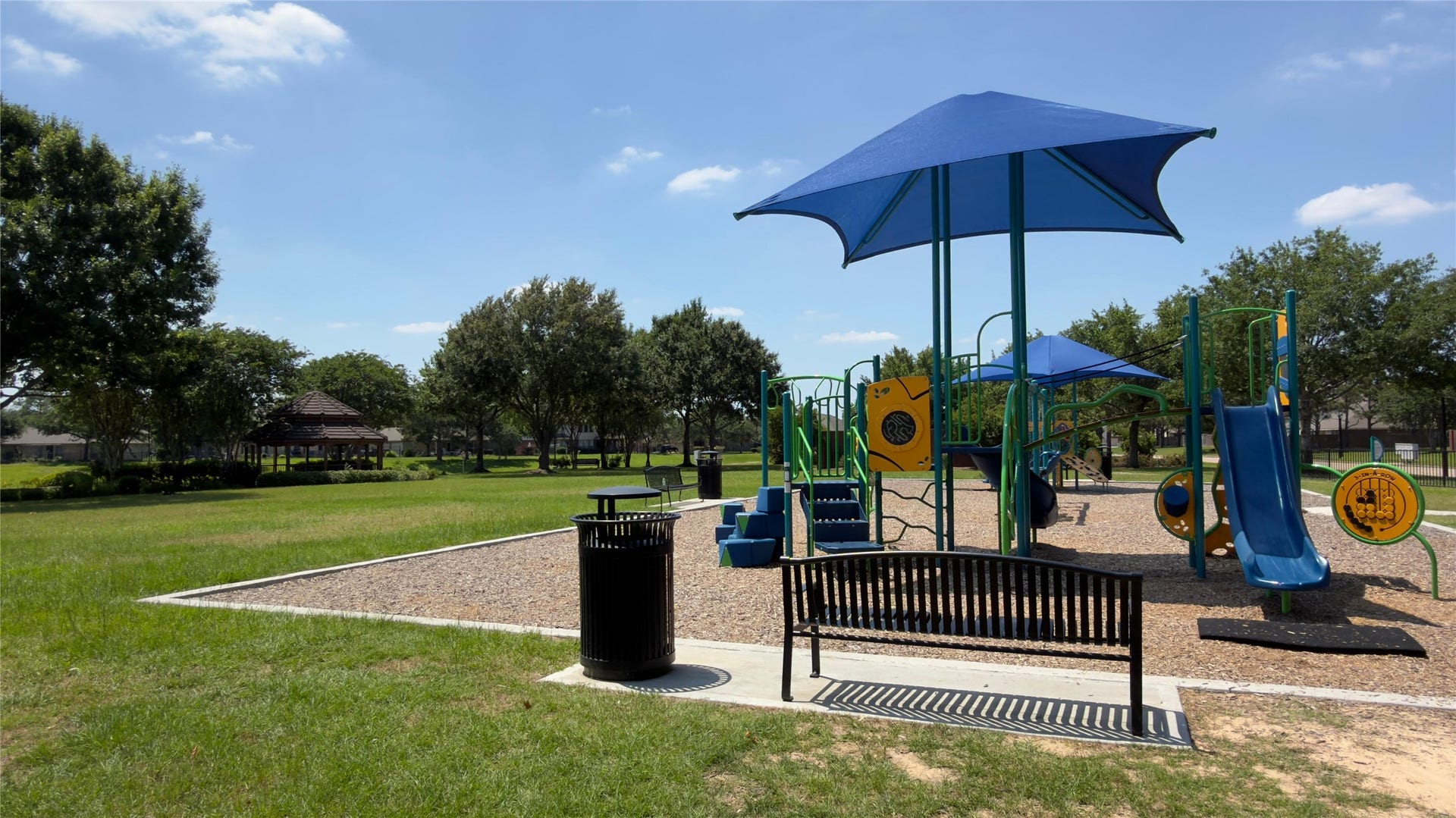 8523 Sweetstone Field Court, Cypress, TX 77433 Community playground just steps away from the lake area.