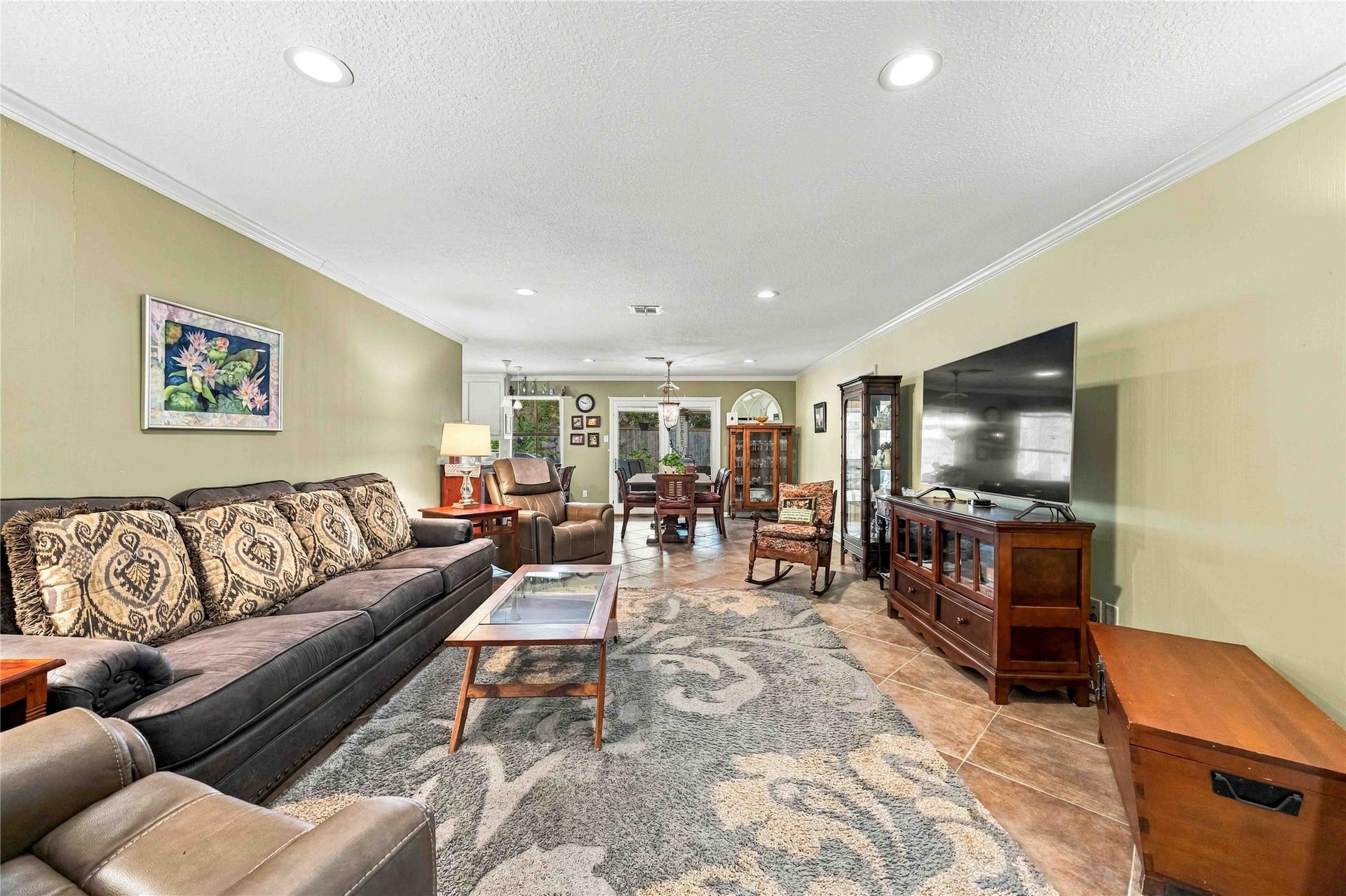 Plenty of room to gather, relax, and make the space your own.