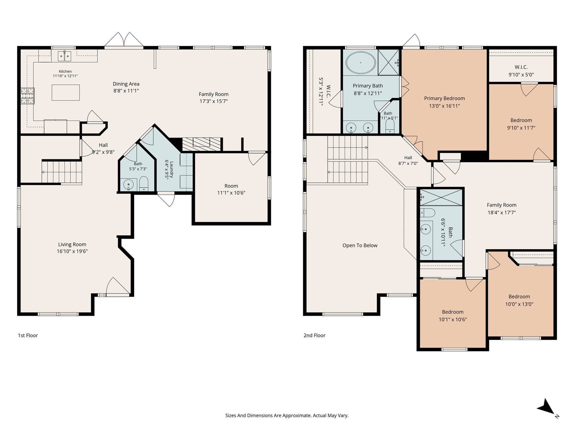 11 Vinca Trail, The Woodlands, TX 77382 The homes layout.