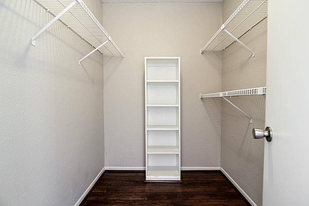 2818 S Bartell Drive, #312, Houston, TX 77054 Walk In Closet, w Additional Coat Closet at Entry and Balcony Storage Closet