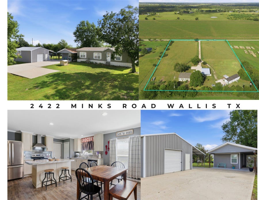 Property photo for 2422 Minks Road, Wallis, TX