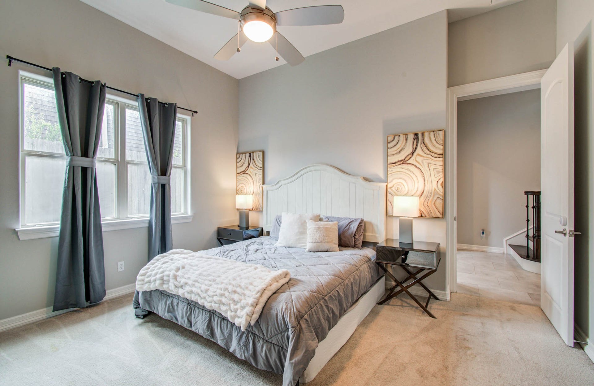 11123 Olympia Drive, Houston, TX 77042 1st floor bedroom with ensuite bathroom.