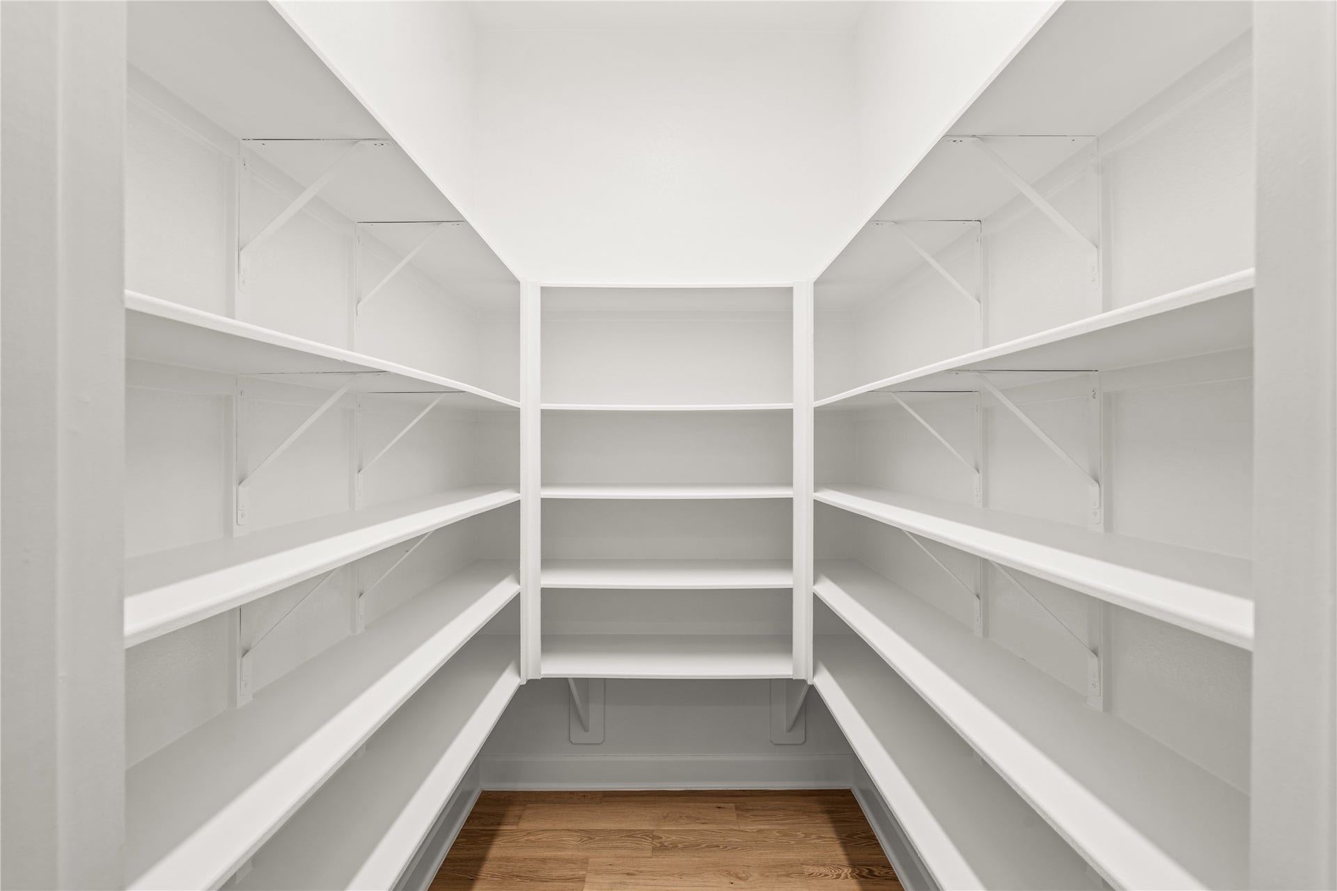 9607 Maple Wood Drive, Missouri City, TX 77459 Spacious walk-in pantry with ample shelving for organized storage. Create your Pinterest worthy pantry space.