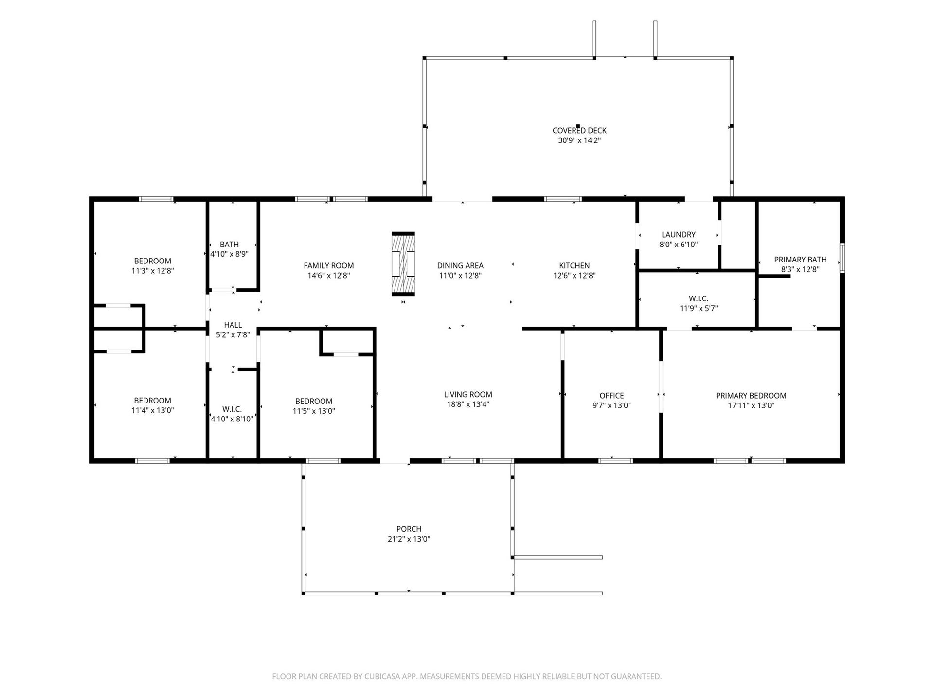 Floor plan provides an overview of the homes layout and room arrangement.