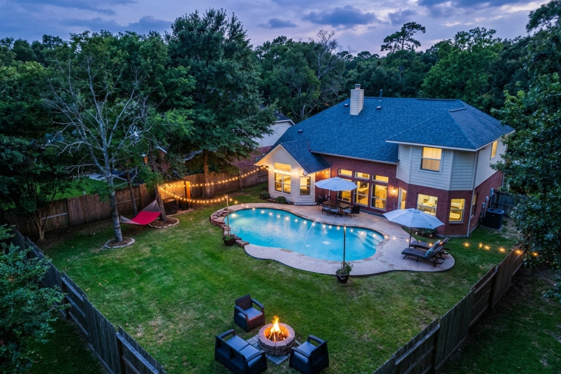 119 N Westwinds Circle, The Woodlands, TX 77382 Make this backyard heaven yours!. Digitally staged