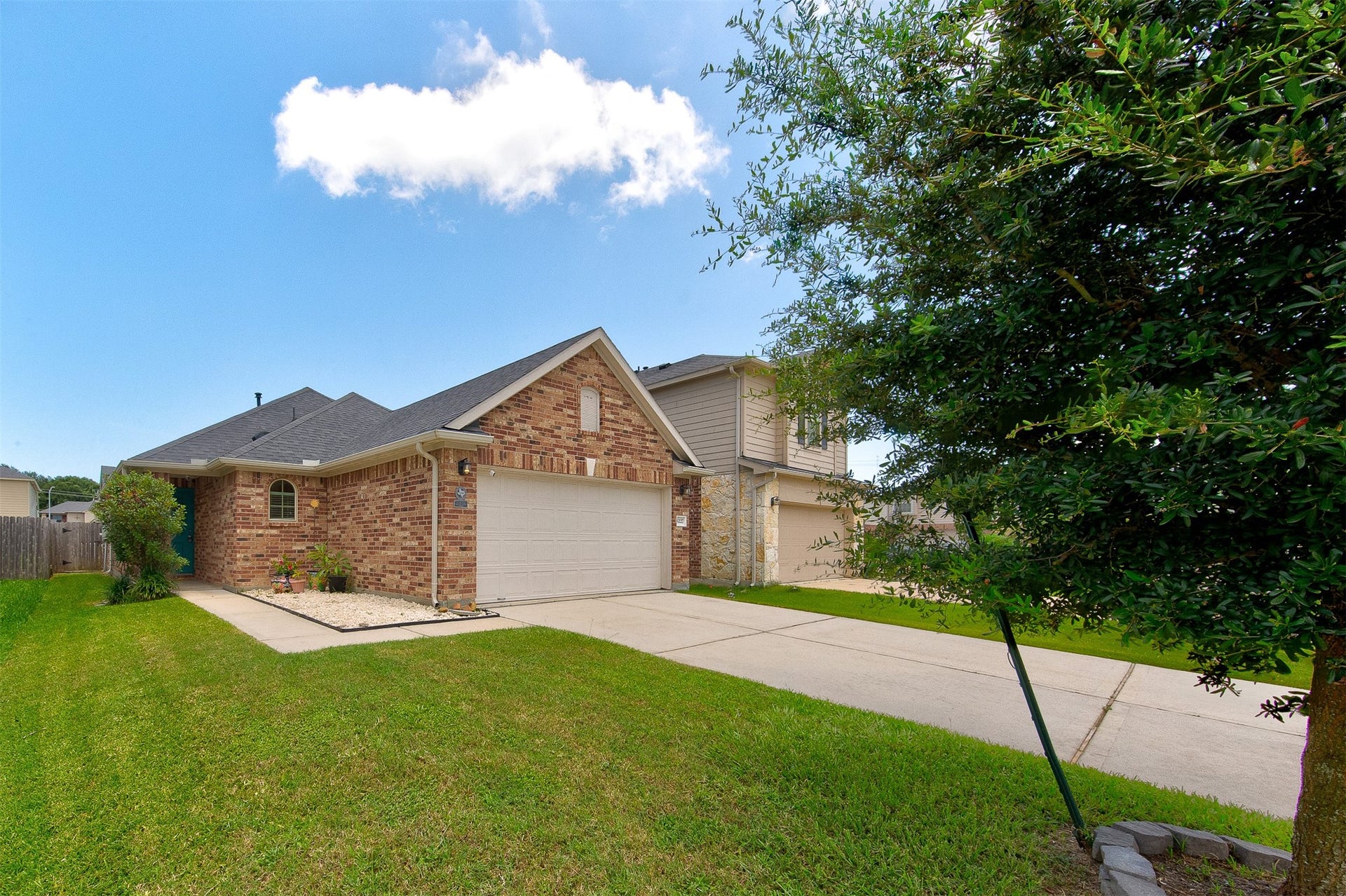 5227 Bay Lane, Bacliff, TX 77518 Beautiful, well maintained, 3-bedroom, 2-bath, one story home with designated home office, open floorplan, freshly painted throughout, no carpet, covered back patio, shed & generator