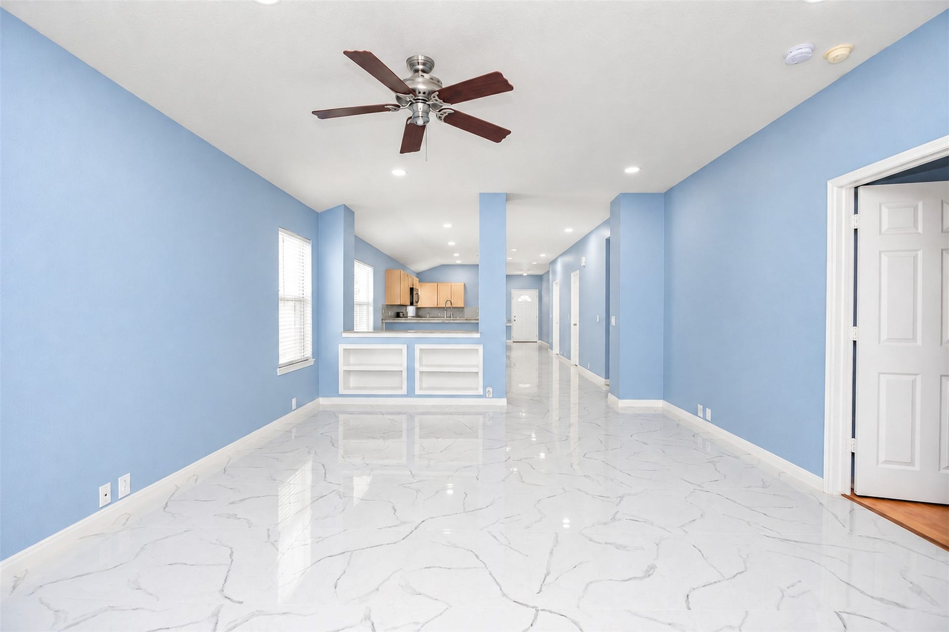 6003 Baldwin Elm St, Richmond, TX 77407 Living Area
***Property is vacant. Photo digitally enhanced with AI; lighting, color, and ceiling appearance adjusted. ***