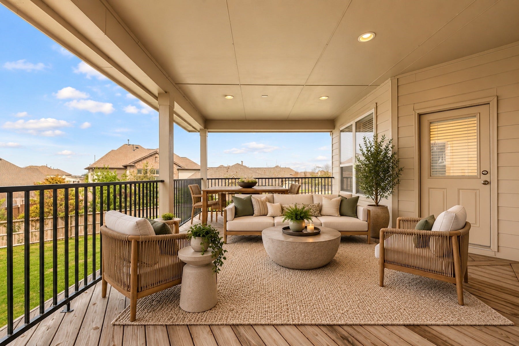 3318 Elizabeth Springs Court, Katy, TX 77494 Large upstairs balcony located off great room. *virtually staged