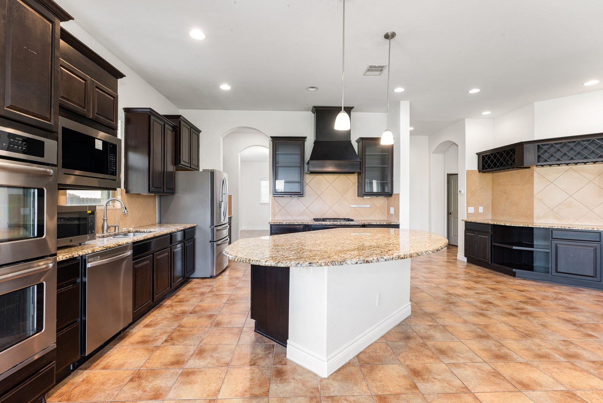 3318 Elizabeth Springs Court, Katy, TX 77494 Magnificent kitchen complete with double ovens.