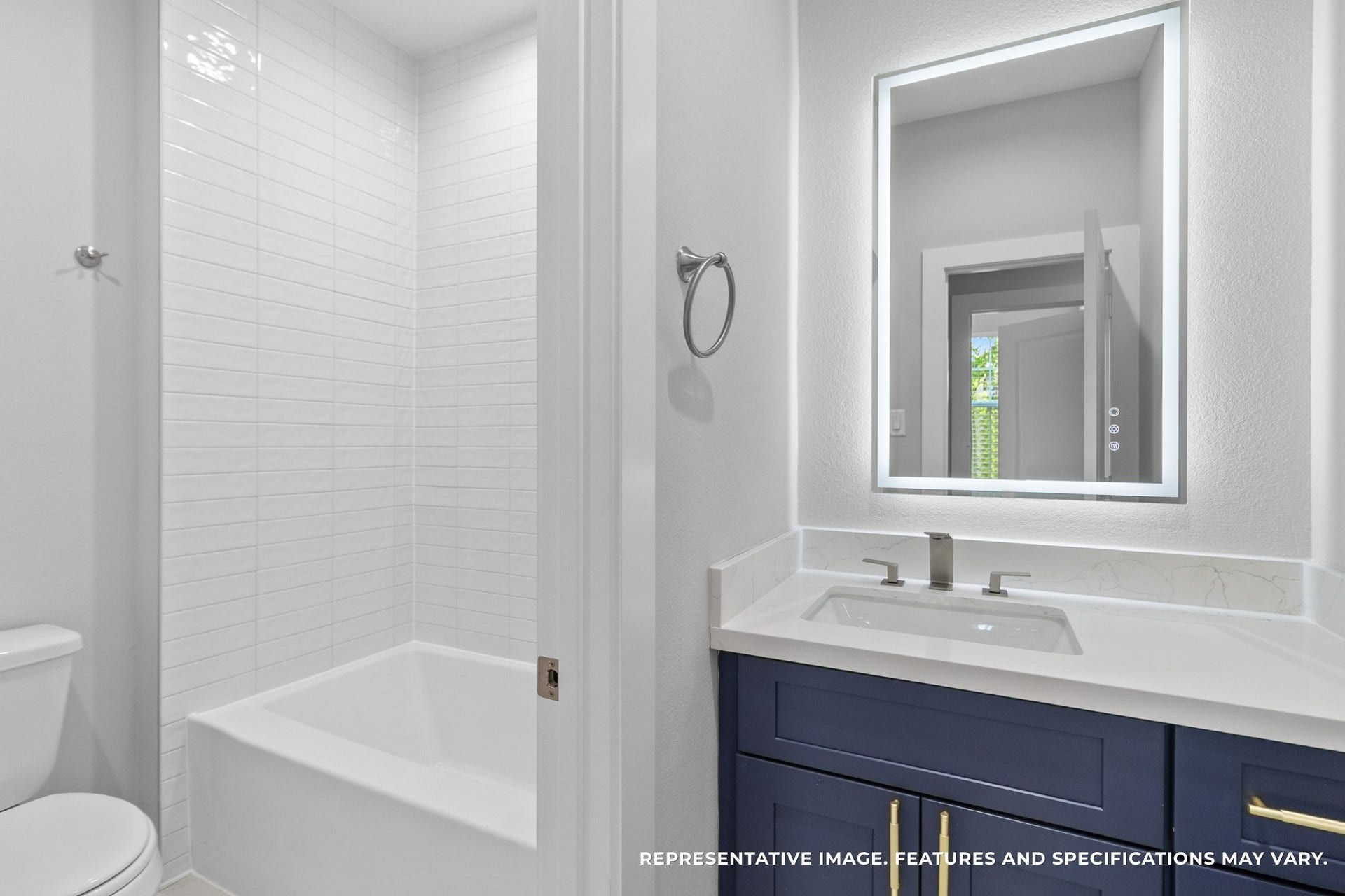 825 Paul Quinn Street, #B, Houston, TX 77091 Just steps away, your full bathroom is modern and polished, with sleek finishes, a tub for soaking, and a vanity that makes everyday routines a pleasure.